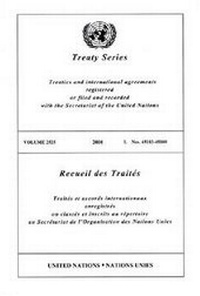 Abbildung von: Treaty Series - United Nations