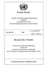 Abbildung von: Treaty Series - United Nations