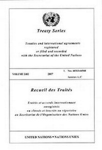 Abbildung von: Treaty Series - United Nations