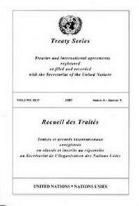 Abbildung von: Treaty Series - United Nations