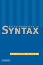 Cover: An Introduction to Syntax - Cambridge University Press