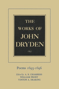 Enlarge image Cover: The Works of John Dryden, Volume IV - University of California Press