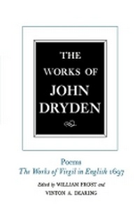 Enlarge image Cover: The Works of John Dryden, Volume V - University of California Press