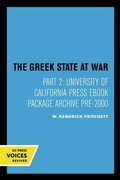 Cover: The Greek State at War, Part II - University of California Press