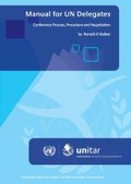 Cover: Manual for UN Delegates - United Nations