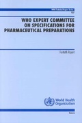 Cover: WHO Expert Committee on Specifications for Pharmaceutical Preparations - World Health Organization