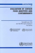 Cover: Evaluation of certain food additives and contaminants - World Health Organization