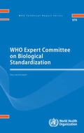 Cover: WHO Expert Committee on Biological Standardization - World Health Organization