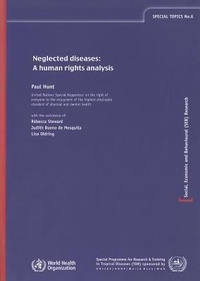 Enlarge image Cover: Neglected Diseases: A Human Right Analysis - World Health Organization