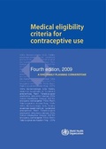 Cover: Medical Eligibility Criteria for Contraceptive Use - World Health Organization