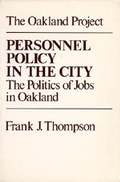 Cover: Personnel Policy in the City - University of California Press