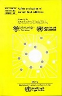 Enlarge image Cover: Safety Evaluation of Certain Food Additives - World Health Organization