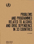Cover: Problems and programmes related to alcohol and drug dependence in thirty-three countries - World Health Organization