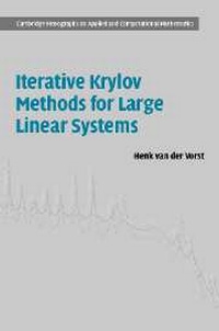 Enlarge image Cover: Iterative Krylov Methods for Large Linear Systems - Cambridge University Press