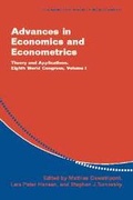 Cover: Advances in Economics and Econometrics: Volume 1 - Cambridge University Press
