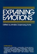 Cover: Explaining Emotions - University of California Press