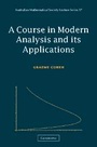 Cover: A Course in Modern Analysis and its Applications - Cambridge University Press