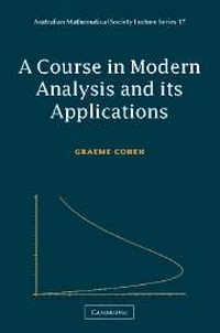 Enlarge image Cover: A Course in Modern Analysis and its Applications - Cambridge University Press