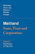 Cover: Maitland: State, Trust and Corporation - Cambridge University Press