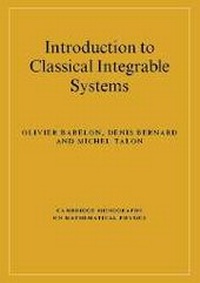 Enlarge image Cover: Introduction to Classical Integrable Systems - Cambridge University Press