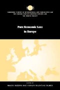 Cover: Pure Economic Loss in Europe - Cambridge University Press