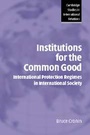 Cover: Institutions for the Common Good - Cambridge University Press