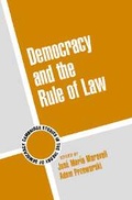 Cover: Democracy and the Rule of Law - Cambridge University Press