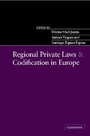 Cover: Regional Private Laws and Codification in Europe - Cambridge University Press
