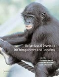 Cover: Behavioural Diversity in Chimpanzees and Bonobos - Cambridge University Press