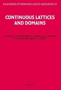 Cover: Continuous Lattices and Domains - Cambridge University Press