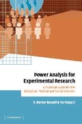 Cover: Power Analysis for Experimental Research - Cambridge University Press