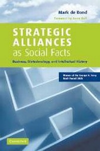 Enlarge image Cover: Strategic Alliances as Social Facts - Cambridge University Press