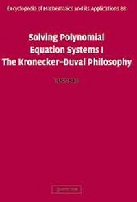 Abbildung von: Solving Polynomial Equation Systems I - Cambridge University Press