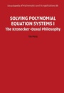Cover: Solving Polynomial Equation Systems I - Cambridge University Press
