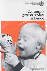 Enlarge image Cover: Community Genetics Services in Europe - WHO Regional Office for Europe