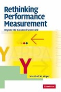 Cover: Rethinking Performance Measurement - Cambridge University Press