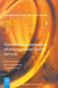 Cover: Guidelines for Evaluation of Environmental Health Services: No. 5 - WHO Regional Office for Europe