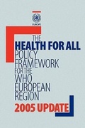 Cover: Health for All Policy Framework for the WHO European Region - WHO Regional Office for Europe
