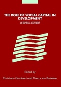 Cover: The Role of Social Capital in Development - Cambridge University Press