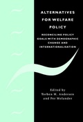 Cover: Alternatives for Welfare Policy - Cambridge University Press