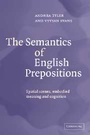Cover: The Semantics of English Prepositions - Cambridge University Press