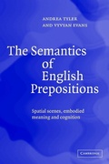 Cover: The Semantics of English Prepositions - Cambridge University Press