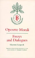 Cover: Operette Morali - University of California Press