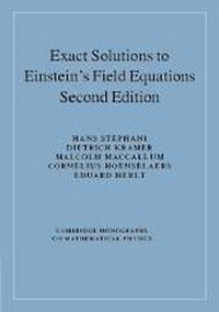 Abbildung von: Exact Solutions of Einstein's Field Equations - Cambridge University Press