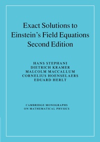 Abbildung von: Exact Solutions of Einstein's Field Equations - Cambridge University Press