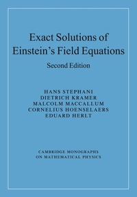 Abbildung von: Exact Solutions of Einstein's Field Equations - Cambridge University Press