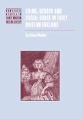 Cover: Crime, Gender and Social Order in Early Modern England - Cambridge University Press