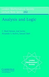 Enlarge image Cover: Analysis and Logic - Cambridge University Press