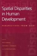 Cover: Spatial disparities in human development - United Nations University