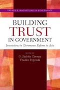 Cover: Building trust in government - United Nations University